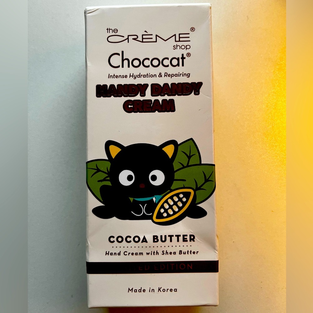 Crèmè Shop Chococat by Sanrio Handy Dandy cream cocoa butter